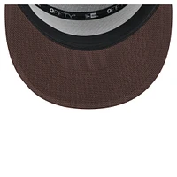 Men's New Era  Brown San Diego Padres Split Panel 9FIFTY Trucker Snapback