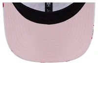 Casquette extensible à bouton-pression New Era blanche San Diego Padres Flamingo Mesh Back 9SEVENTY pour homme