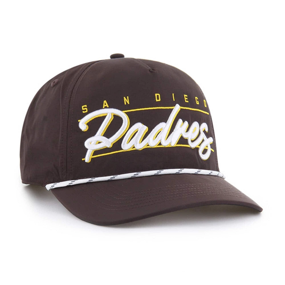 Men's '47  Brown San Diego Padres Condor Hitch Adjustable Hat