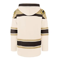 Men's '47 Cream San Diego Padres Superior Lacer Pullover Hoodie