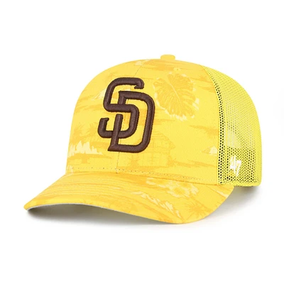 Men's '47 Gold San Diego Padres Fiji Trucker Adjustable Hat
