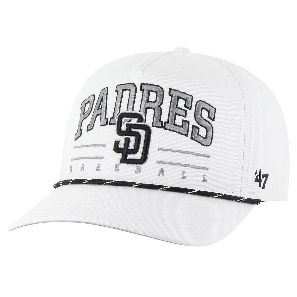 Men's '47 White San Diego Padres Roscoe Speckle Hitch Adjustable Hat