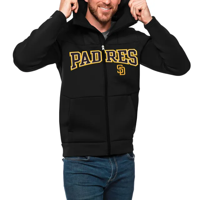 Men's Brown San Diego Padres Big & Tall Wordmark Club Pullover Hoodie