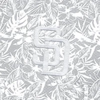 Chemise boutonnée grise Antigua pour homme, San Diego Padres Resort