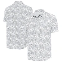 Chemise boutonnée grise Antigua pour homme, San Diego Padres Resort