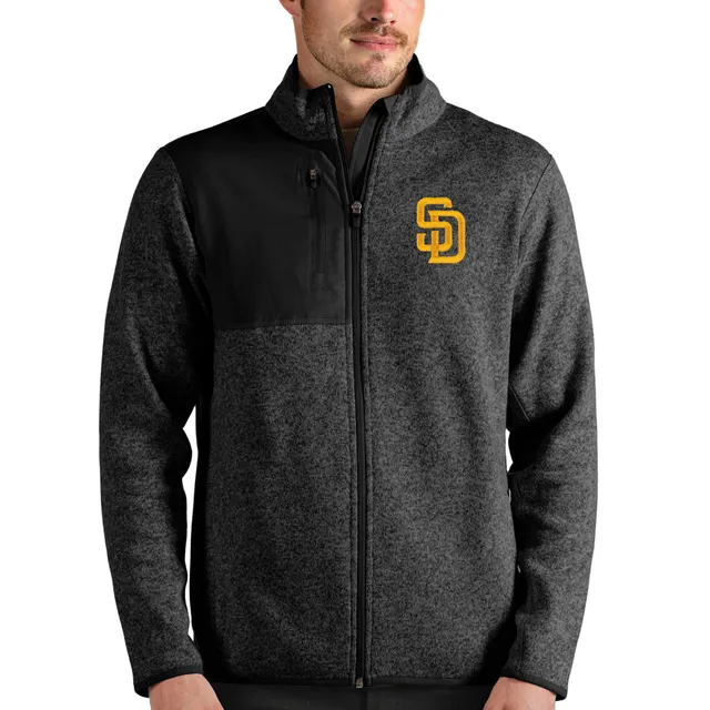 San Diego Padres Big & Tall Raglan Full-Zip Track Jacket - Brown