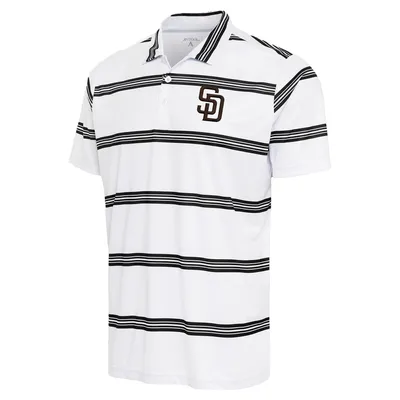 Antigua Men's San Diego Padres White Big & Tall Esteem Polo