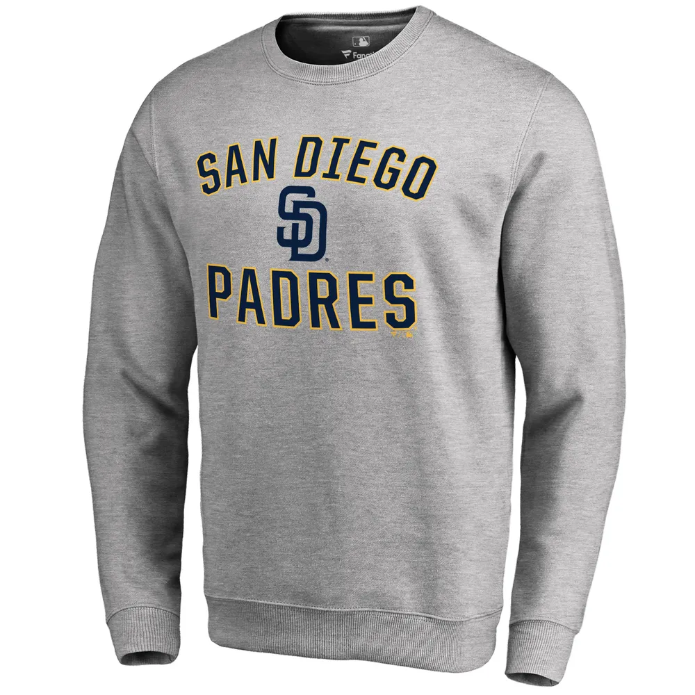 Men's New Era San Diego Padres Throwback Dark Grey Heather