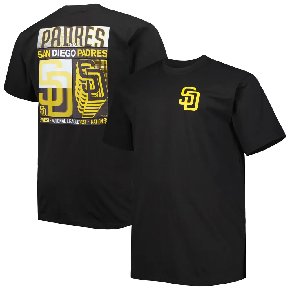 Lids San Diego Padres Two-Sided T-Shirt - Black