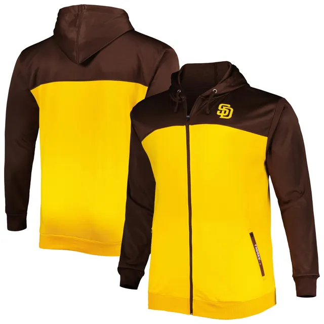 San Diego Padres Yellow Team Lettering Club Pullover Hoodie by Nike