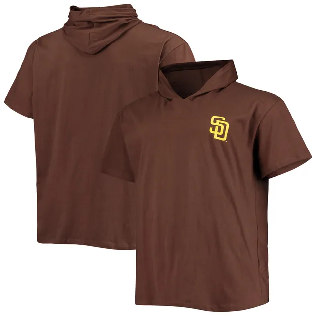 Nike Brown San Diego Padres Big & Tall Over Arch Pullover Hoodie