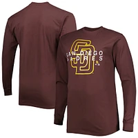 T-shirt à manches longues San Diego Padres Big & Tall marron pour homme