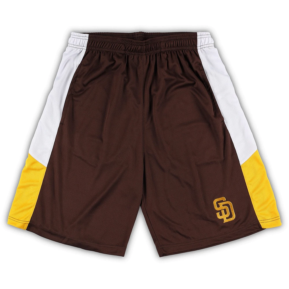 Pittsburgh Pirates Fanatics Branded Big & Tall Mesh Shorts - Black