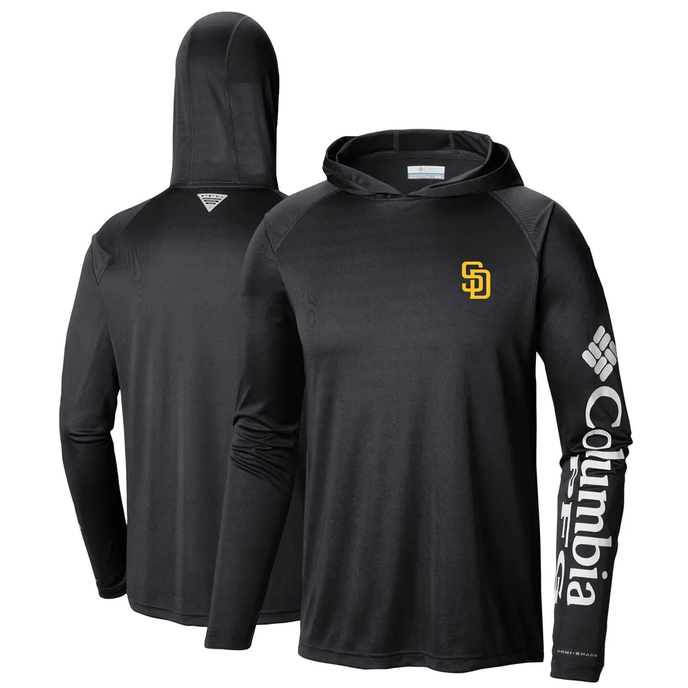 Lids San Diego Padres Columbia Terminal Tackle Long Sleeve Hoodie T-Shirt -  Black