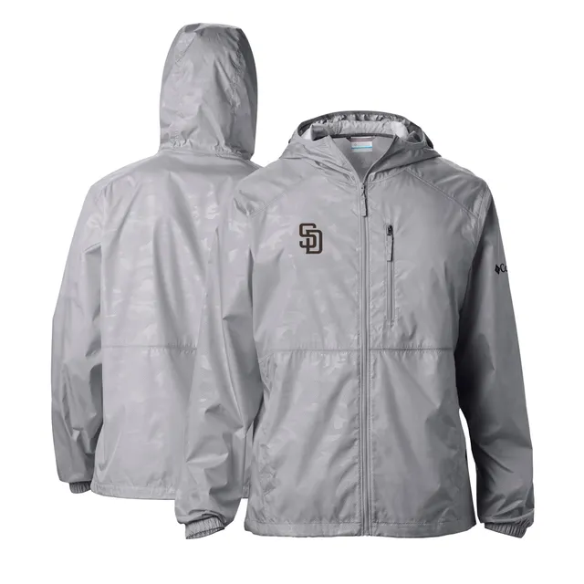 Lids San Diego Padres Mitchell & Ness Highlight Reel Windbreaker Half-Zip  Hoodie Jacket - Brown