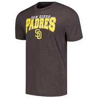 Men's Concepts Sport Charcoal/Brown San Diego Padres Meter T-Shirt & Pants Sleep Set