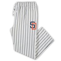 Men's Concepts Sport White/Navy San Diego Padres Big & Tall Pinstripe Sleep Pants