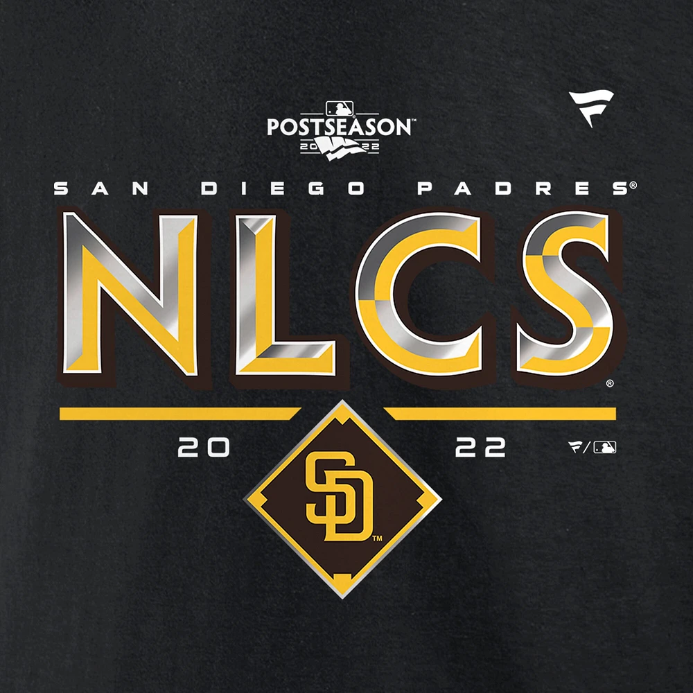 Men's Fanatics Black San Diego Padres 2022 Division Series Winner Locker Room T-Shirt