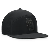 Casquette snapback Fanatics noire pour homme des Padres de San Diego Horizon