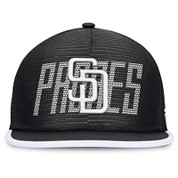 Men's Fanatics  Black San Diego Padres Let's Glow Line Drive Snapback Hat