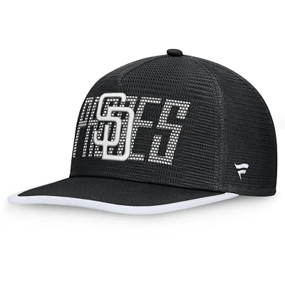 Men's Fanatics  Black San Diego Padres Let's Glow Line Drive Snapback Hat