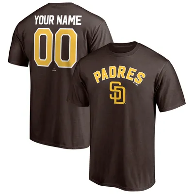 Lids San Diego Padres Fanatics Branded Women's Personalized Winning Streak  Name & Number Long Sleeve V-Neck T-Shirt - Brown