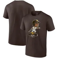 Women's Fanatics Branded Brown/White San Diego Padres Team T-Shirt Combo Set