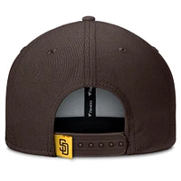 Casquette Snapback Fanatics marron/doré San Diego Padres Clubhouse Splitter pour homme