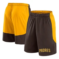 Short en polyester marron/doré Fanatics pour homme des Padres de San Diego