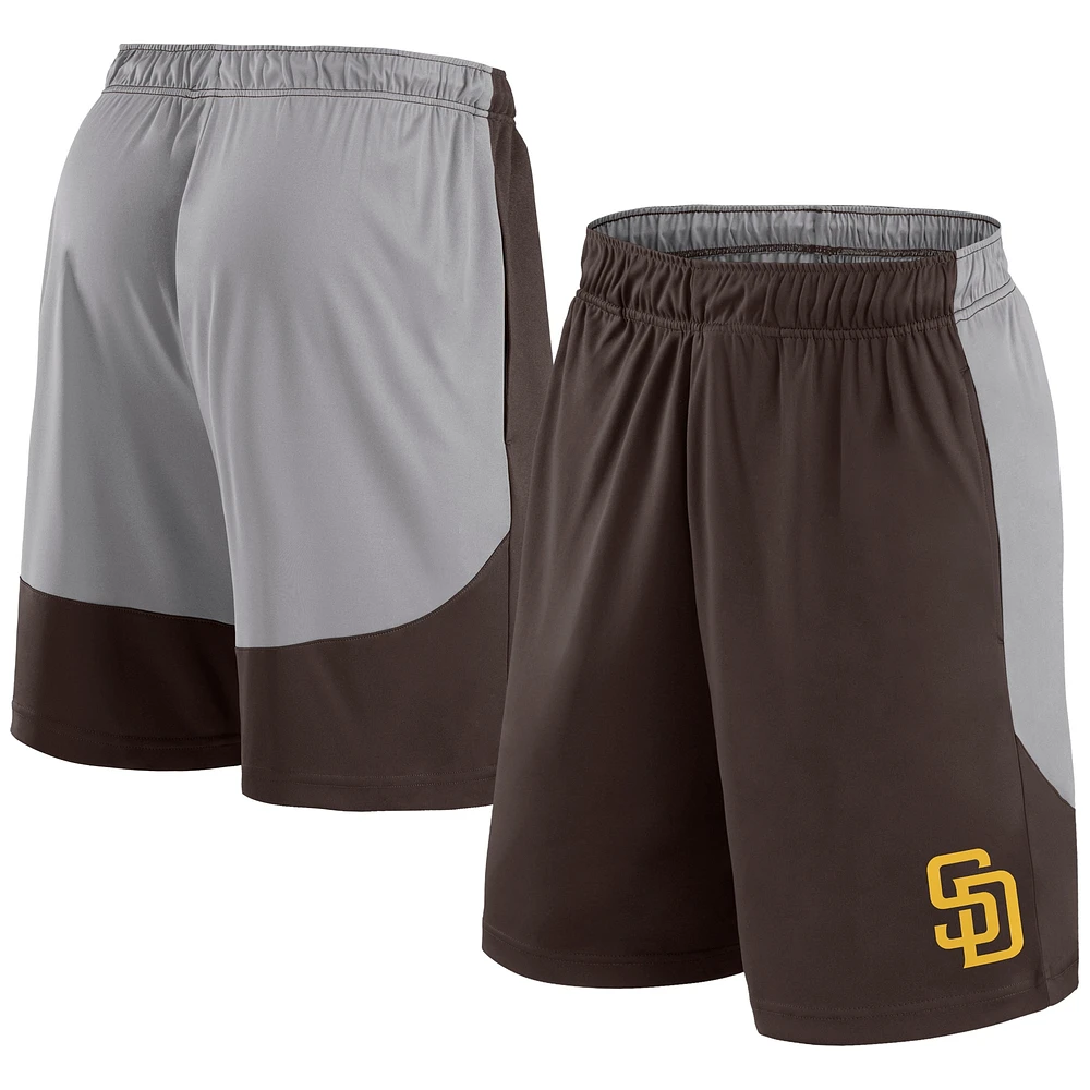 Men's Fanatics Brown/Gray San Diego Padres Go Hard Shorts