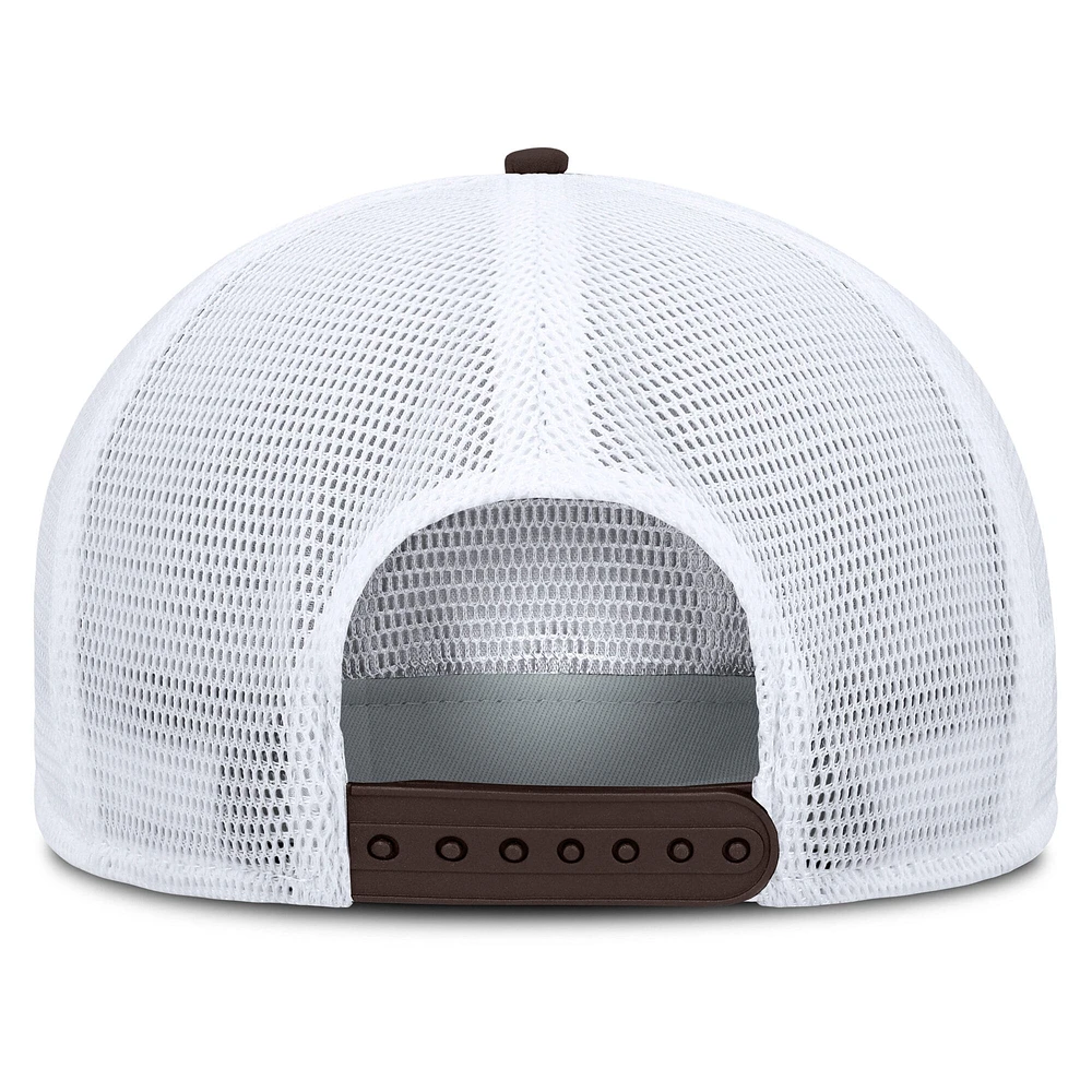 Men's Fanatics Brown/White San Diego Padres Clubhouse Change Up Snapback Hat