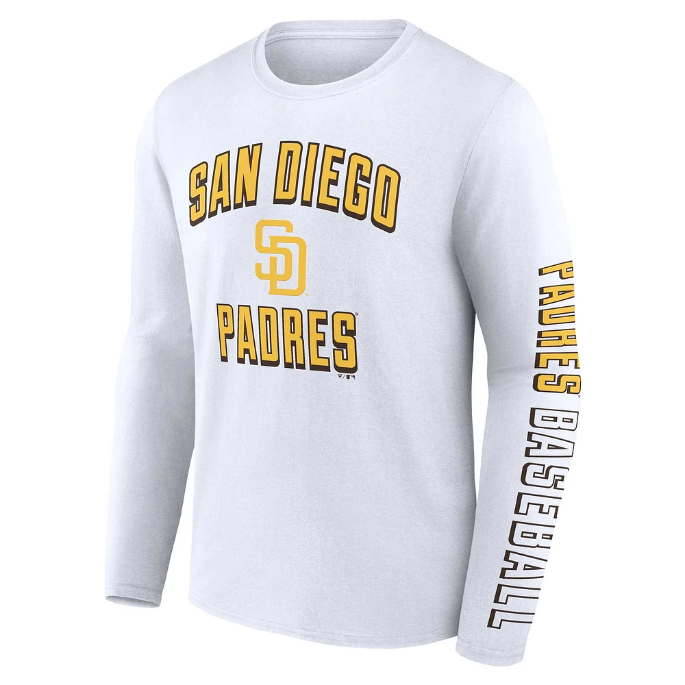 Men's Fanatics Brown/White San Diego Padres Two-Pack Combo T-Shirt Set