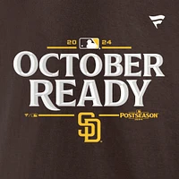 Men's Fanatics  Brown San Diego Padres 2024 MLB Postseason Locker Room T-Shirt