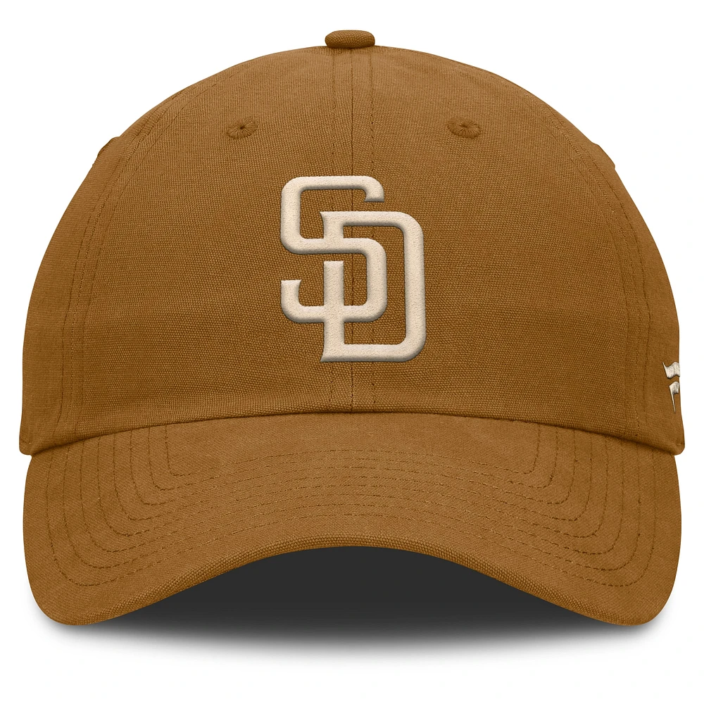 Men's Fanatics Brown San Diego Padres Act Natural Chopper Adjustable Hat