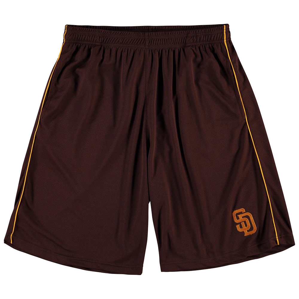 Men's Fanatics Brown San Diego Padres Big & Tall Mesh Shorts