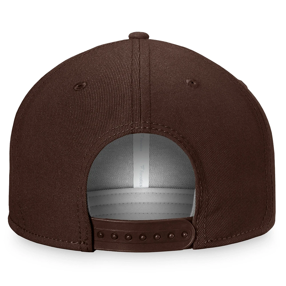 Casquette réglable Fanatics marron San Diego Padres Core pour hommes