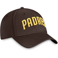 Casquette Fanatics marron San Diego Padres Core Flex pour hommes