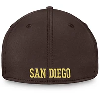 Casquette Fanatics marron San Diego Padres Core Flex pour hommes