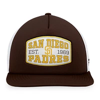 Men's Fanatics  Brown San Diego Padres Foam Front Patch Trucker Snapback Hat