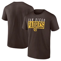 Men's Fanatics Brown San Diego Padres Hard To Beat T-Shirt