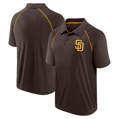 Polo raglan Strong Alone marron pour hommes de Fanatics San Diego Padres