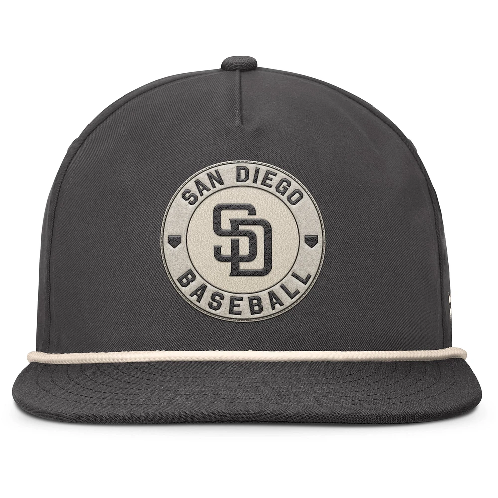 Men's Fanatics Charcoal San Diego Padres Closer Adjustable Hat