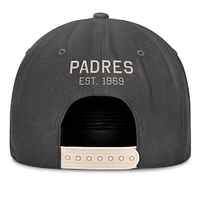 Men's Fanatics Charcoal San Diego Padres Closer Adjustable Hat