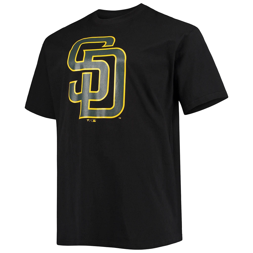 Fanatics pour hommes Fernando Tatis Jr. T-shirt noir avec nom et numéro des San Diego Padres Big & Tall