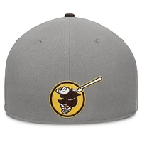 Men's Fanatics Gray/Brown San Diego Padres Clubhouse Dugout Fitted Hat