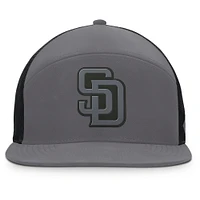 Casquette ajustable Fairweather grise pour hommes de la marque Fanatics des Padres de San Diego