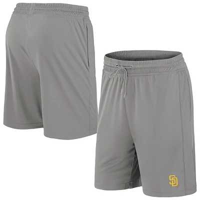 Men's Fanatics Gray San Diego Padres Iconic Break It Loose Shorts