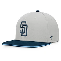 Men's Fanatics Gray San Diego Padres Knuckleball Snapback Hat