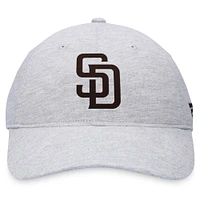 Casquette réglable avec logo Fanatics gris San Diego Padres pour hommes