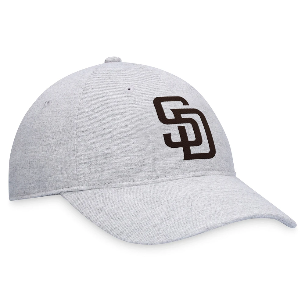 Men's Fanatics Gray San Diego Padres Logo Adjustable Hat